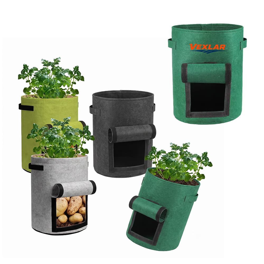 Breathable Felt Grow Bag w/ Handle