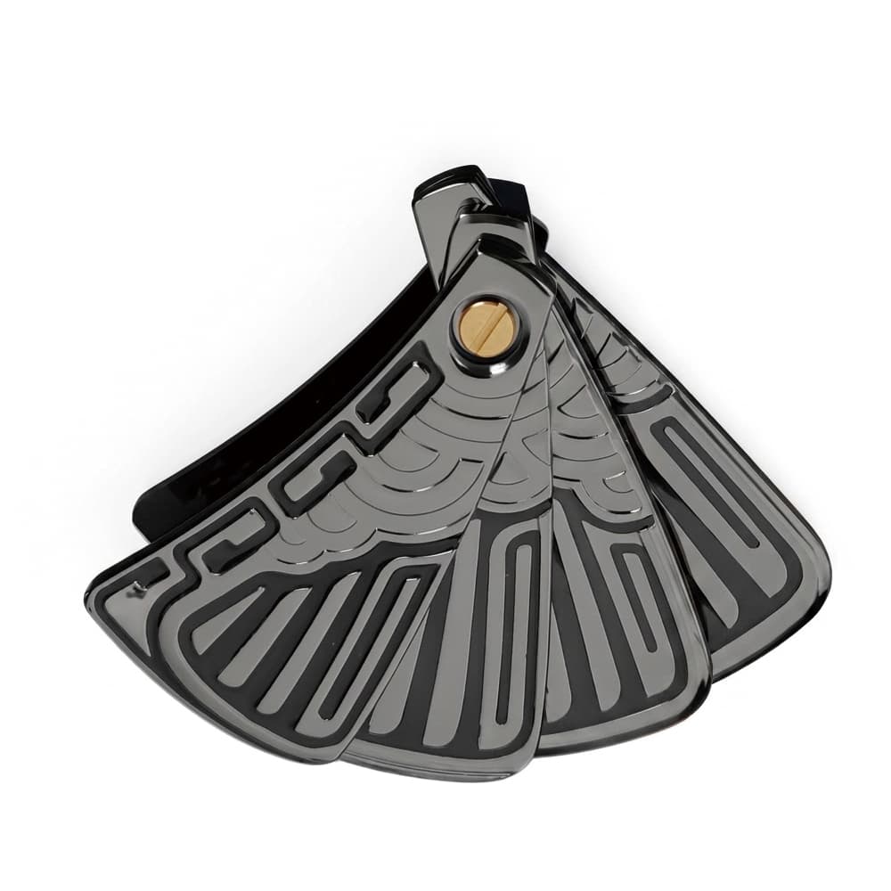 Push Slider Metal Folding Fan gallery 4