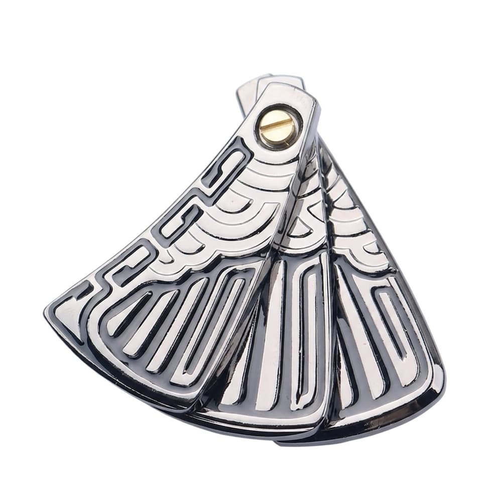 Push Slider Metal Folding Fan gallery 3