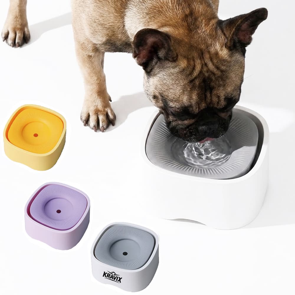 Splash Free Floating Pet Water Bowl