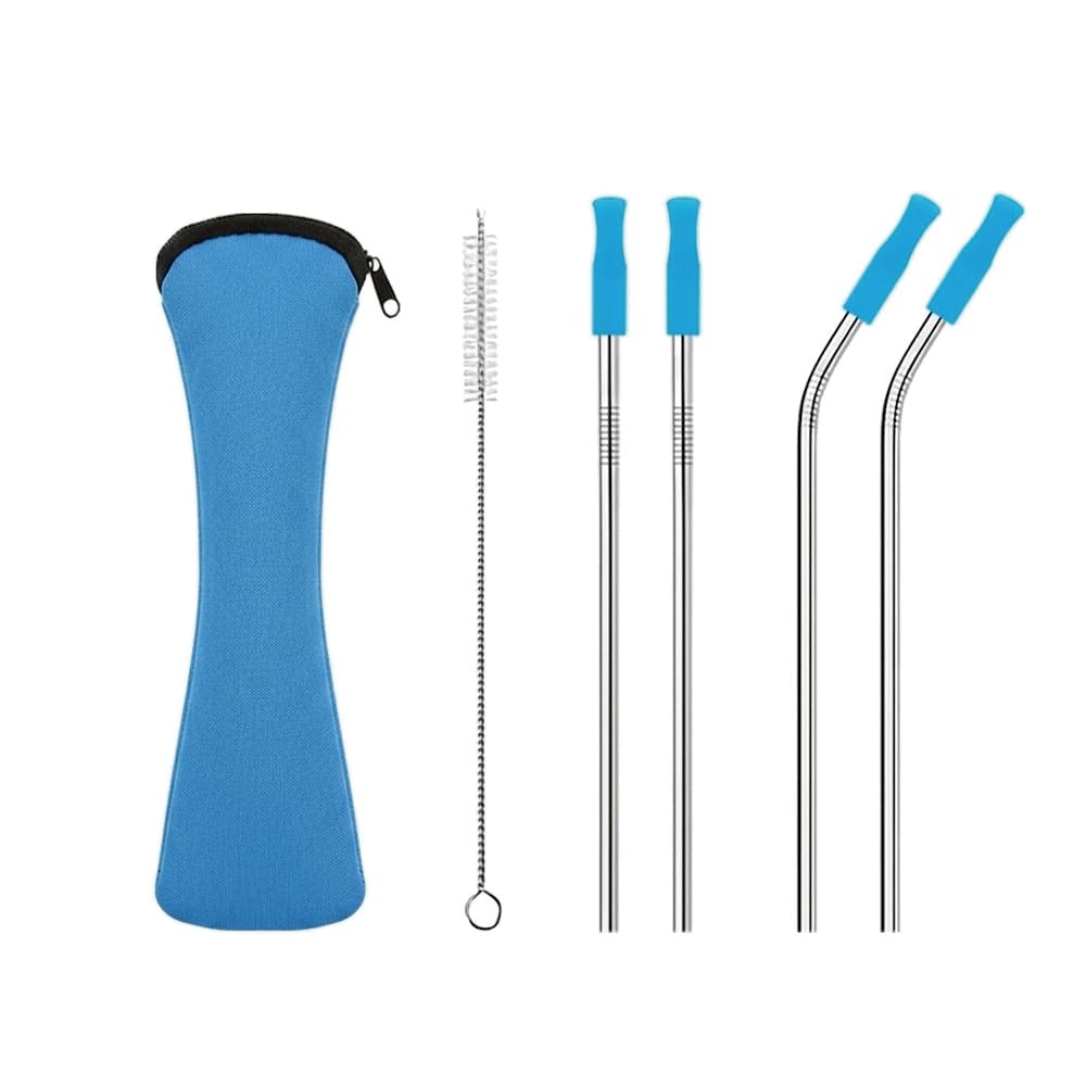 Reusable Straws w/ Neoprene Carry Pouch gallery 4
