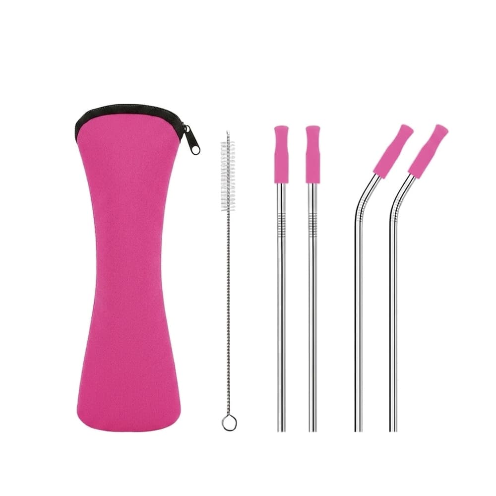 Reusable Straws w/ Neoprene Carry Pouch gallery 6