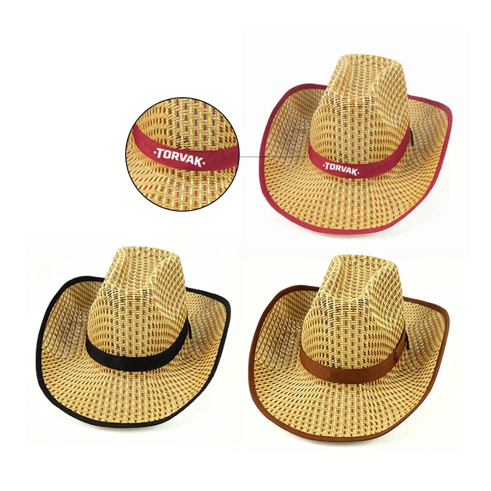 Custom Band Straw Cowboy Hat