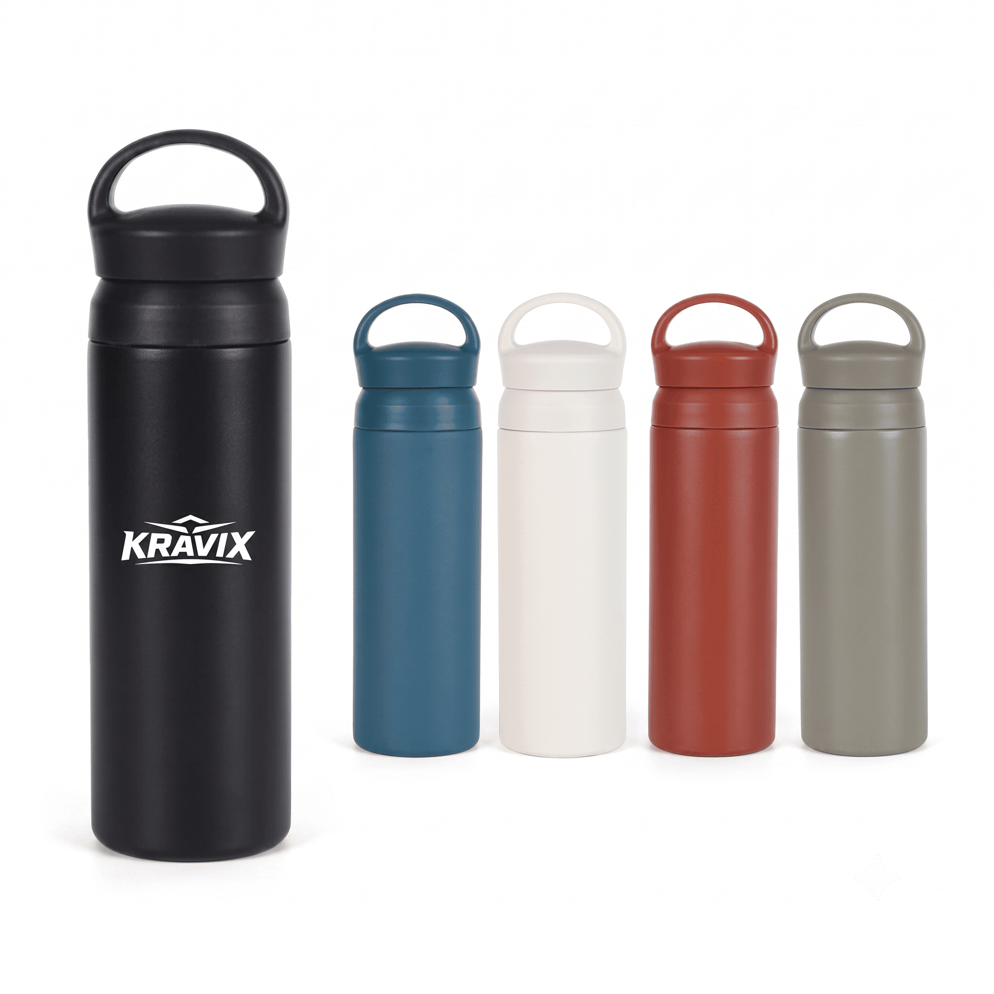 Handled Stainless Steel Travel Tumbler