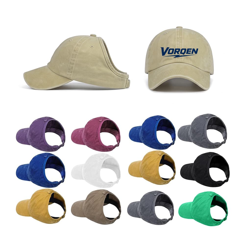 Ponytail Open-Top Baseball Cap