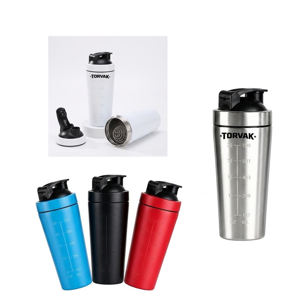 Stainless Steel Fitness Shaker Bottle