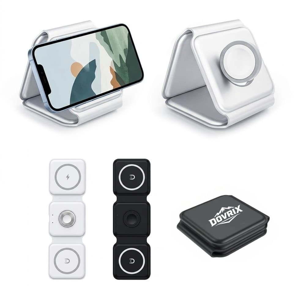 Foldable Wireless Charging Station 3 in 1