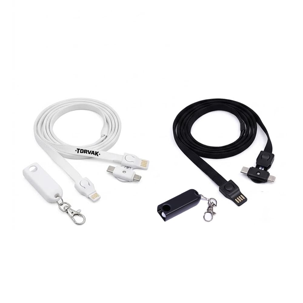 3 in 1 Charging Cable Lanyard