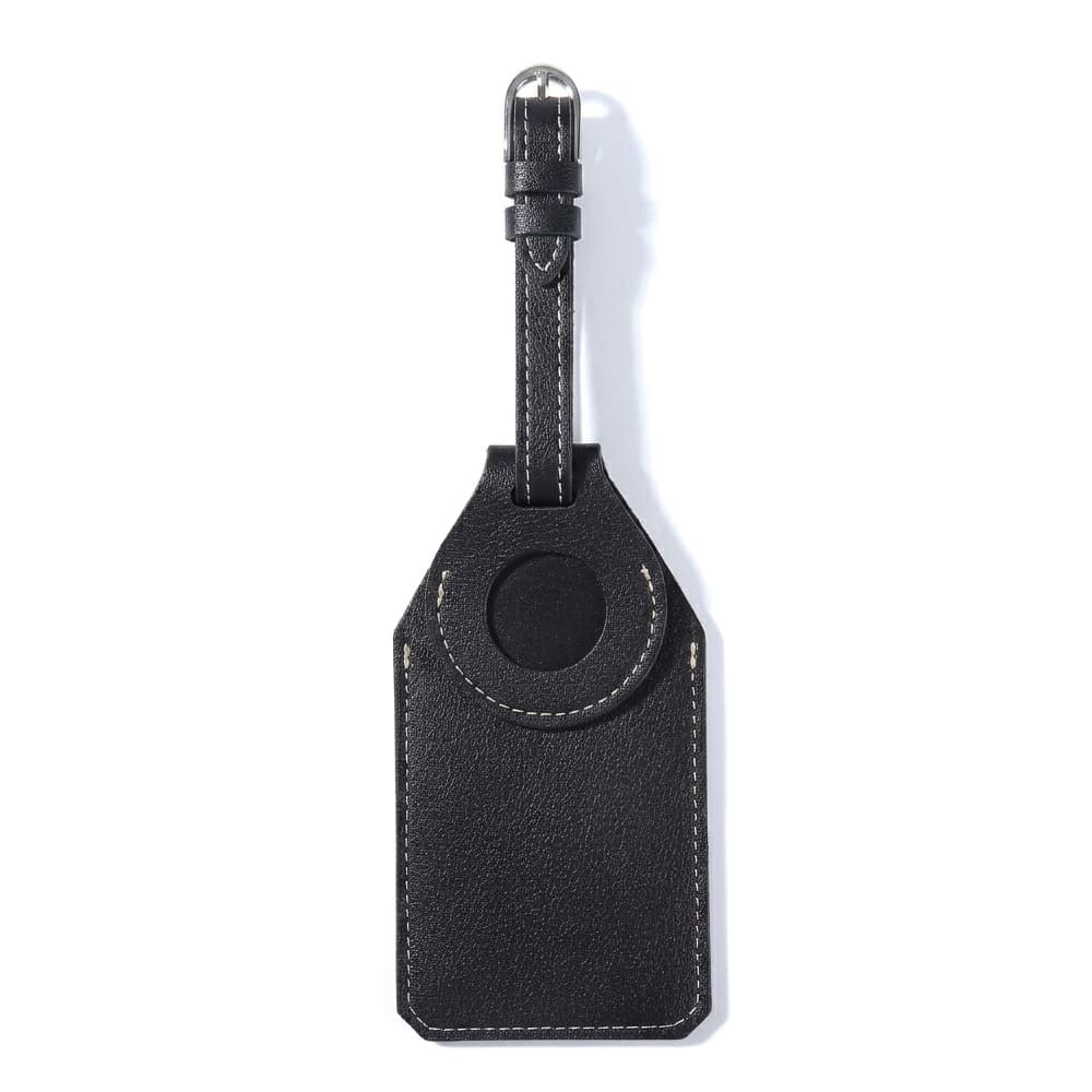 Vegan Leather Luggage Tag w/ Tracker Pocket gallery 1