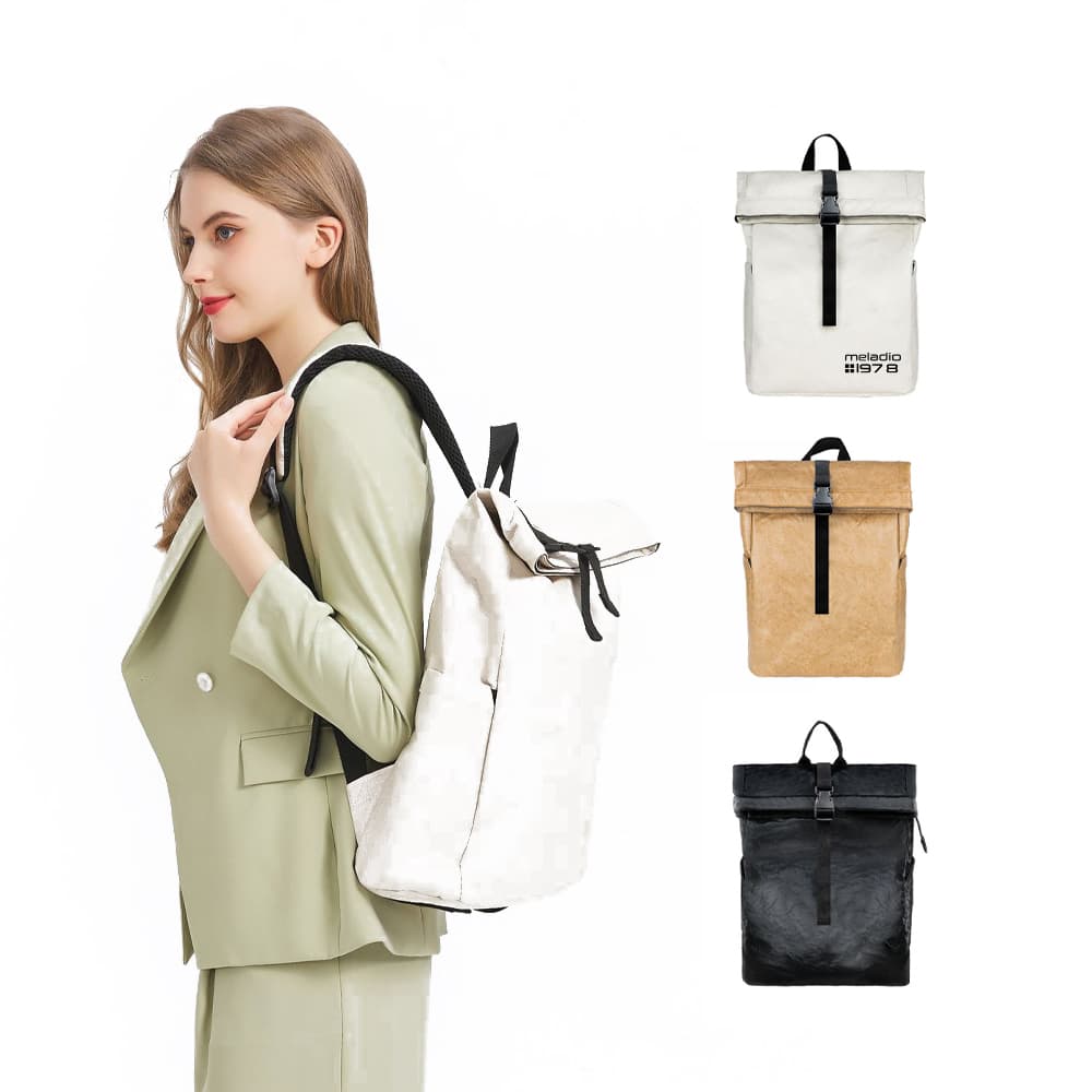 Roll Top Paper Backpack