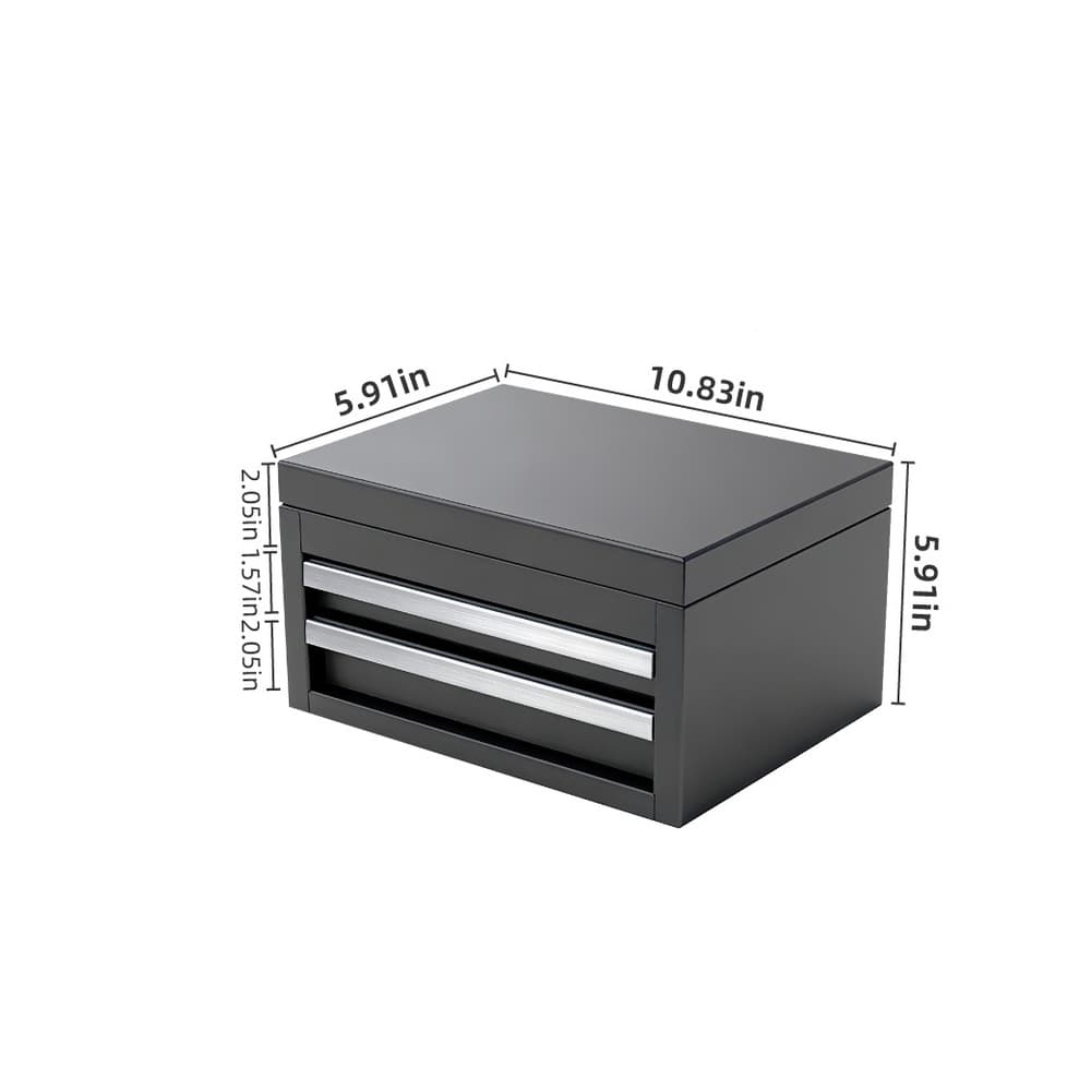 Compact Metal Tool Box w/ Drawers gallery 1