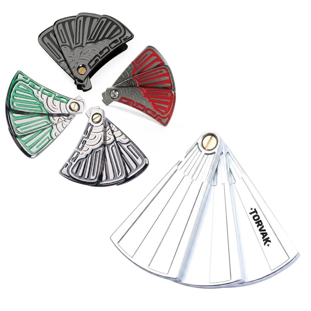 Push Slider Metal Folding Fan